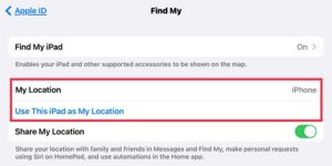 how-to-share-location-on-ipad