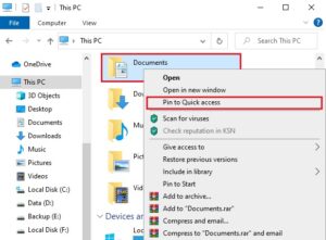 how-to-use-quick-access-in-windows-10