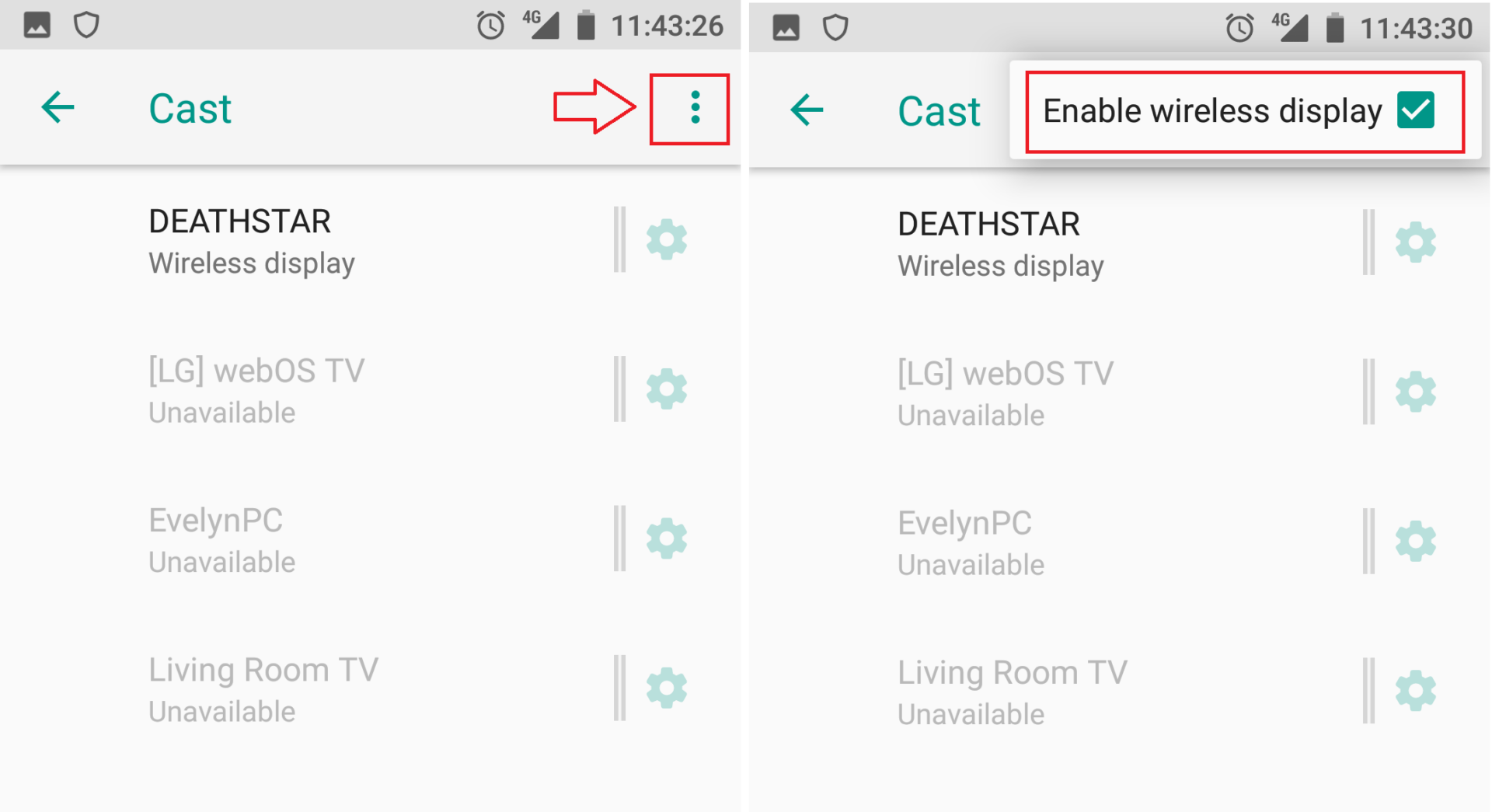 How To Enable Wireless Display On Android - How to Enable