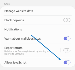 how-to-enable-javascript-on-samsung-phone