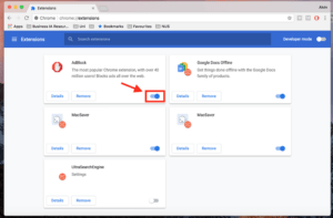 Adblock chrome extension