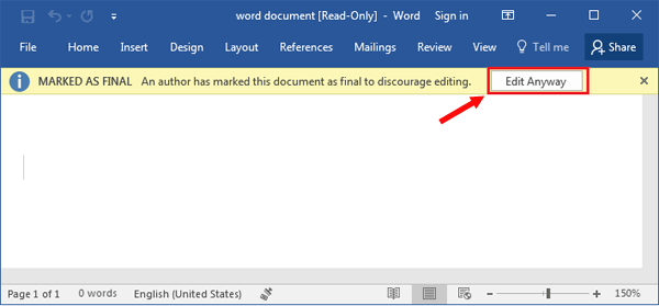 How To Enable Editing In Word - How to Enable