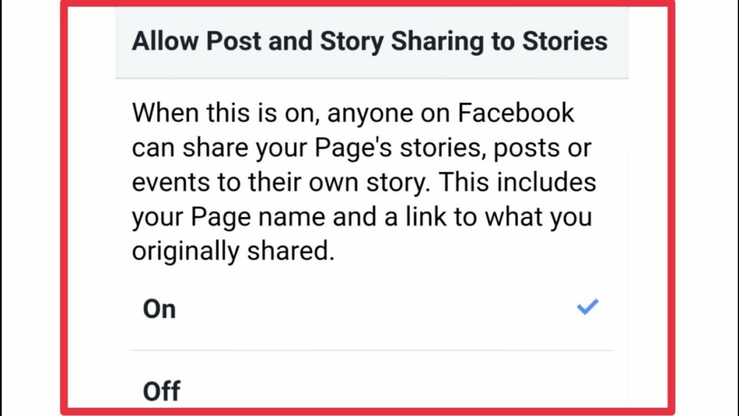 How To Enable Share To Story On Facebook How to Enable