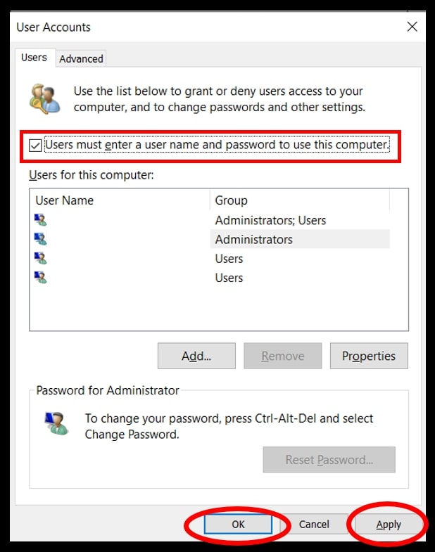 How To Disable Automatic Login In Windows 10 How To Enable