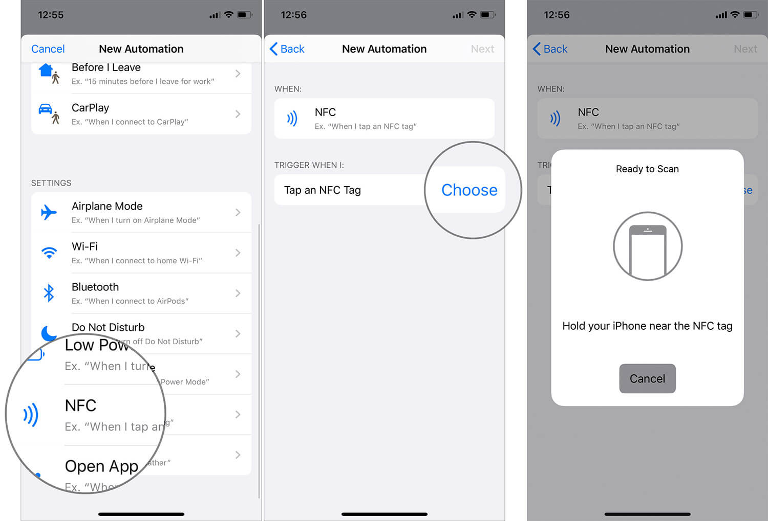 how to add nfc card on iphone