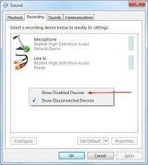 How To Enable Audio Device Windows 7