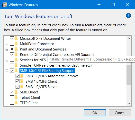 enable smb2 windows 11 powershell