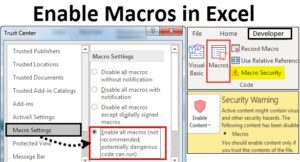 how-do-i-enable-all-macros-in-access